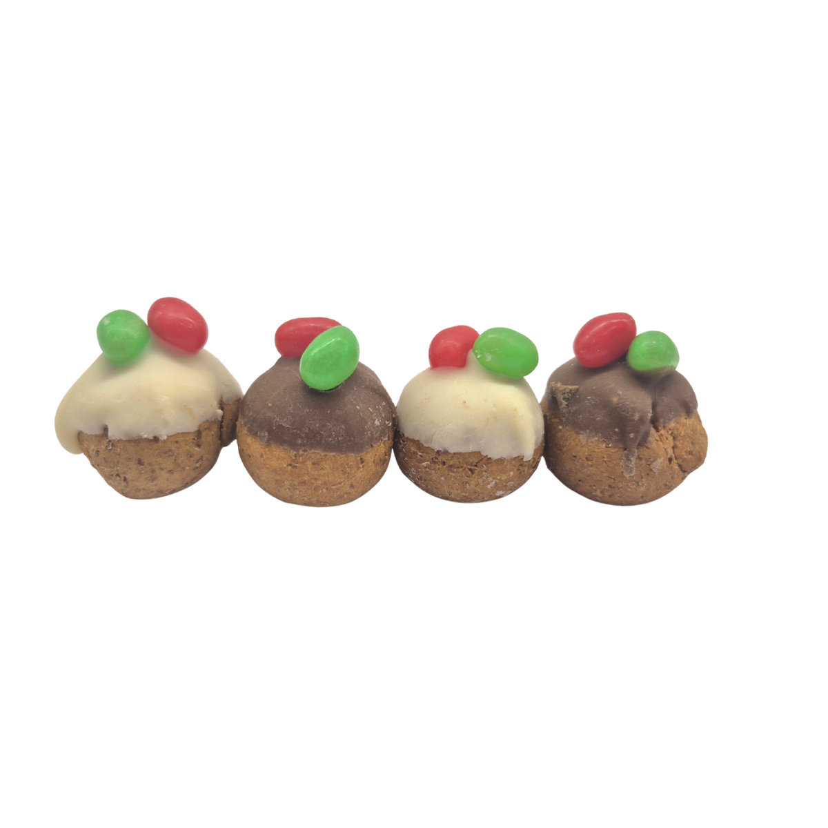 Christmas Pudding Bites for Dogs (4pc) | Festive Dog Treats | Dog-Safe Chocolate Alternative | Made in Australia