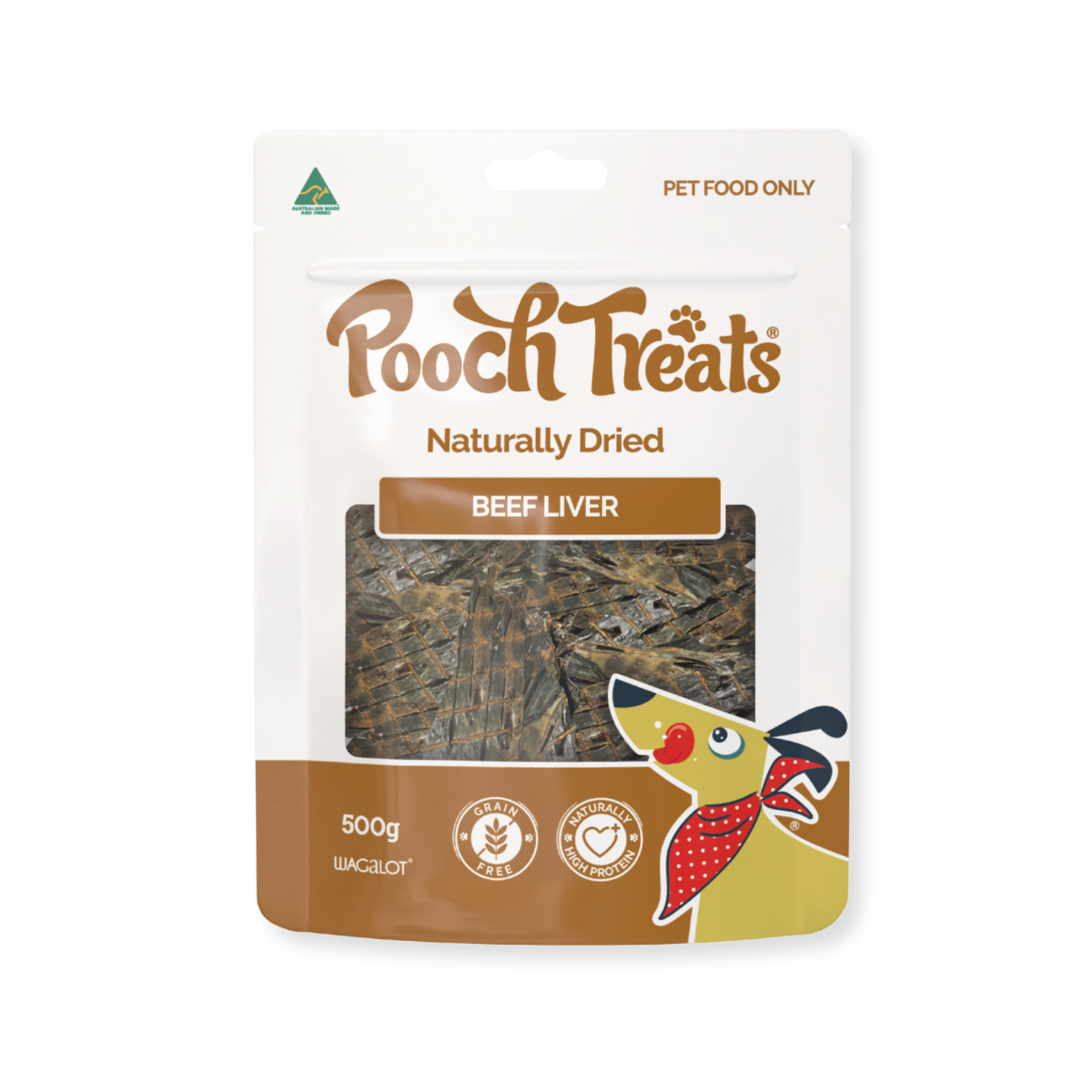 AUSSIE BEEF LIVER - Training Powerhouse Treats (58% Protein, Iron-Rich) - Breaks Into Perfect Bite-Sized Pieces - Product of Australia