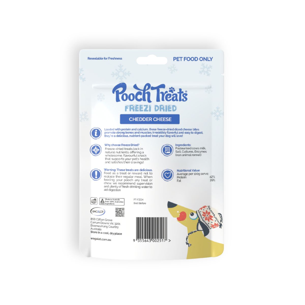 Freezi Dried Cheddar Cheese