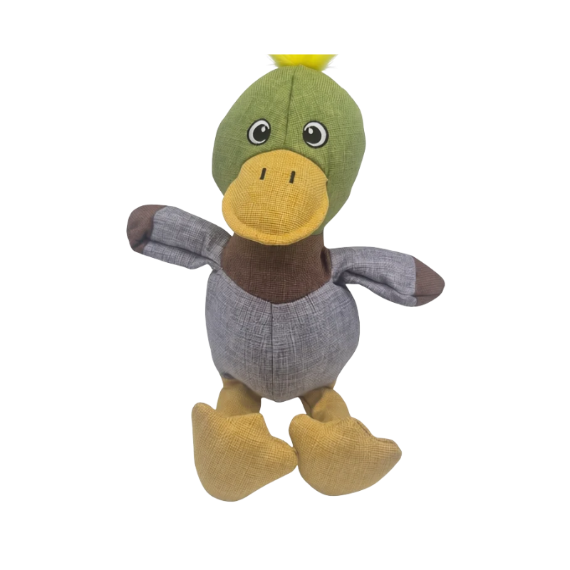 Paw Play Plush Duck w Rope