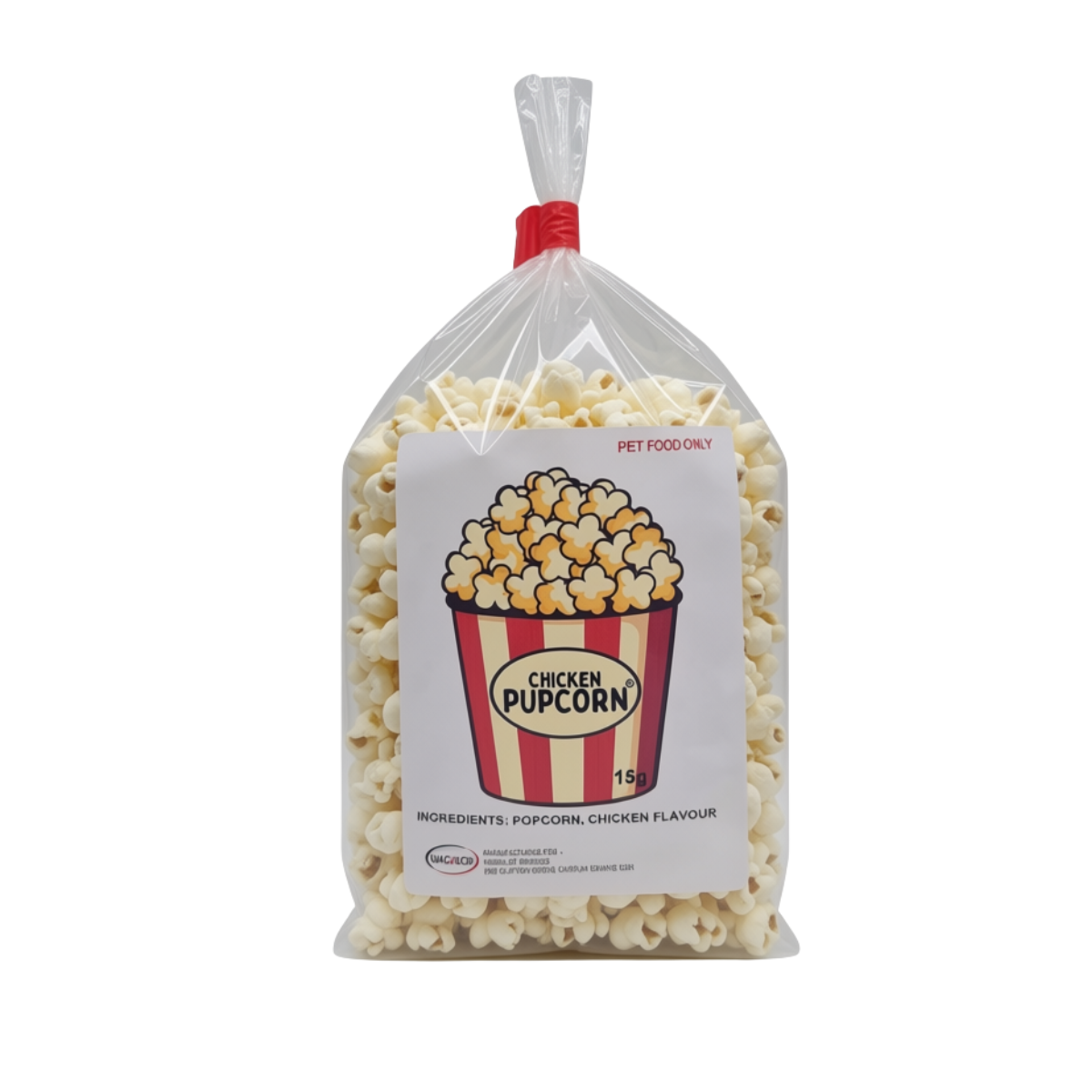 Treat Bags Chicken Pupcorn 15g