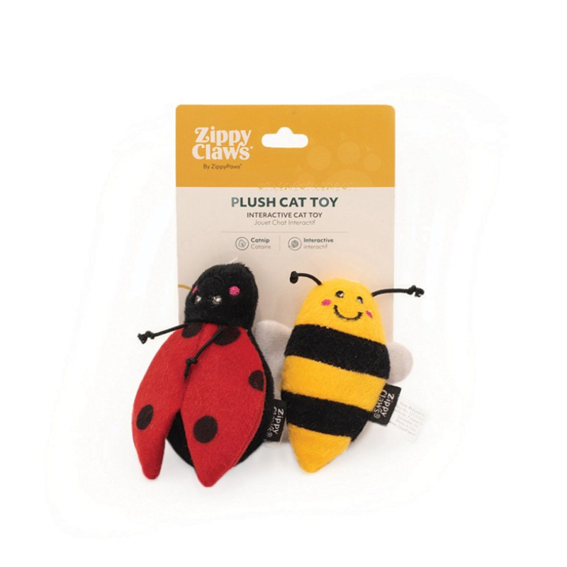 Ladybug & Bee Catnip Cat Toys